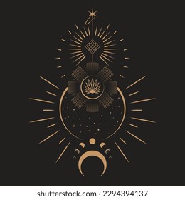 Celestial Magic Mystical and Esoteric Illustration