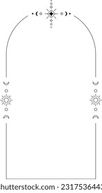 Celestial Monoline Arch Frame Element
