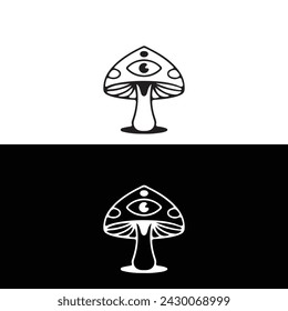 Celestial and Mystical Mushroom Design Concept