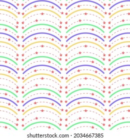 Fenómenos ópticos celestes, luces del norte, halo, arcos de fondo blanco. Ilustración vectorial perfecta para el diseño, decoración de banners, libros, postales, textiles.