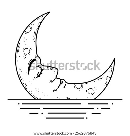 Celestial Shape Line Art - 02