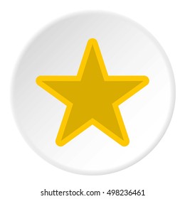 Celestial star icon. Flat illustration of celestial star vector icon for web