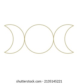 celestial symbol, moon phase, vetor