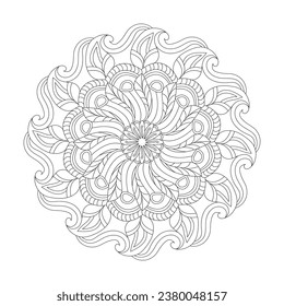 Celestial tranquility adult mandala coloring book page for kdp book interior Peaceful Petals, Ability to Relax, Brain Experiences, Harmonious Haven, Peaceful Portraits, Blossoming Beauty mandala