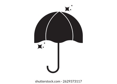 Celestial Umbrella icon, Celestial Umbrella Display banner Vectors isolated on white background.