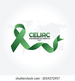 Celiac Awareness Month Vector Illustration. Suitable for greeting card poster and banner.