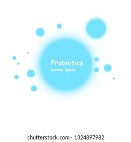 Cell background. Biology, Science background with cells. Biology background. Abstract vector cells illustration. Microscope view
