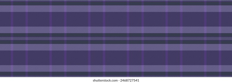 Fondo del Vector del control de la célula, patrón textil de la cama tartan. Tejido a cuadros con textura sin costuras en color índigo y azul.