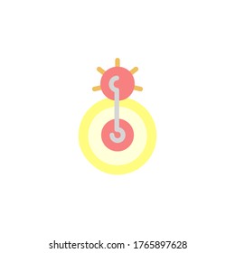 Cell, coronavirus icon. Simple color vector elements of viral pandemic icons for ui and ux, website or mobile application