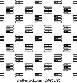 Cell for data storage pattern. Simple illustration of cell for data storage vector pattern for web