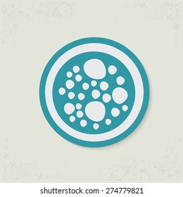 Cell design on old background,clean vector