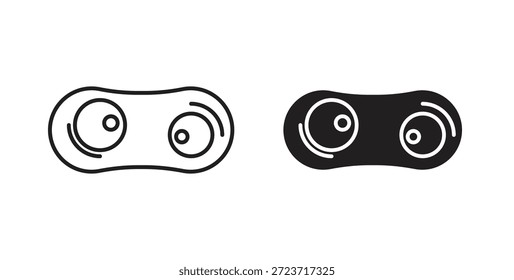 Icono de división celular. Símbolo, ilustración del logotipo. conjunto de iconos gráficos