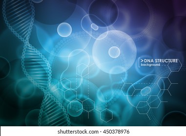 Cell And DNA Background. Molecular Research.