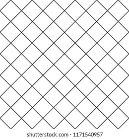 Cellule, grille avec arrière-plan diagonal harmonieux, motif. Carrelage. Texture géométrique en lattes. Image vectorielle art