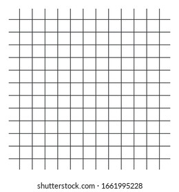 Cell grid texture. Cell grid vector background. Vector checkered texture. Isolated on white.