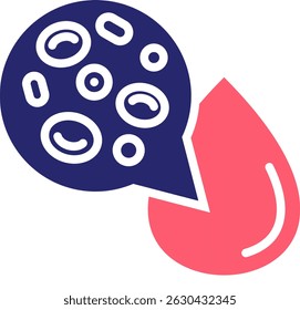 Ilustração do vetor de preenchimento do ícone de célula