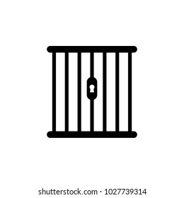 cell icon. Illustration of a criminal scenes icon. Premium quality graphic design icon. Signs and symbols collection icon for websites, web design, mobile app on white background