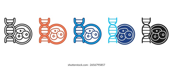 Ícone de Célula - Definir Coleção de Vários Estilos