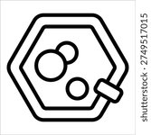 Cell Membrane Icon Element For Design
