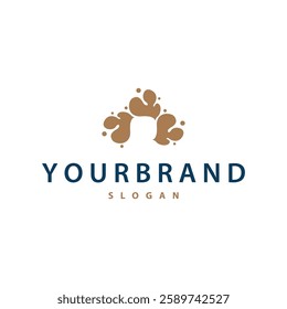 cell neuron technology logo design illustration data simple abstract modern template brand product