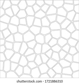 Cell Pattern In Black And White