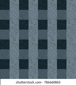 cell pattern leaves little blue