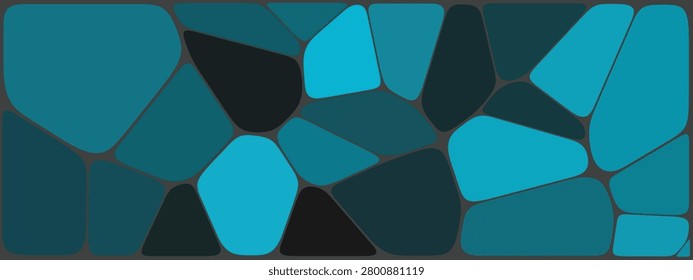 Cell Pebble Block, Geometric Pebble Block, Voronoi Background Geometry. Abstract Tile Illustration with Stylish Mosaic Concept Background.