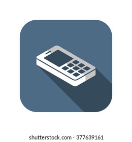 cell phone 3d isometric icon