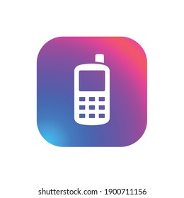 Teléfono celular - botón Icono de aplicación