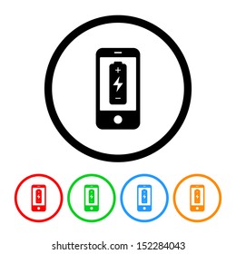 Cell Phone Battery Icon