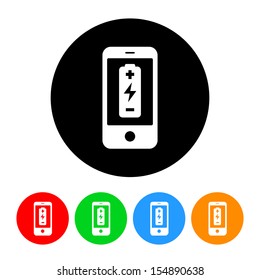 Cell Phone Battery Icon