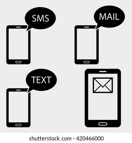 Cell Phone Communication Icons