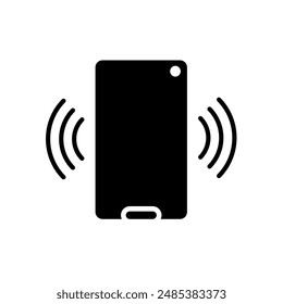 Teléfono celular, conversación - Vector icon	