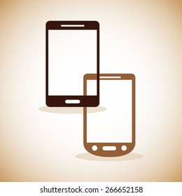 cell phone design, vector illustration eps10 graphic 
