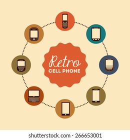 cell phone design, vector illustration eps10 graphic 