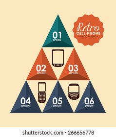 cell phone design, vector illustration eps10 graphic 