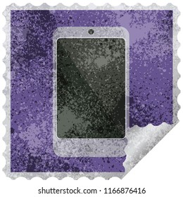 marca de pegatinas cuadradas gráficas para teléfonos móviles