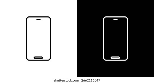 Icono del teléfono celular para los App. Plantilla de diseño de iconos.