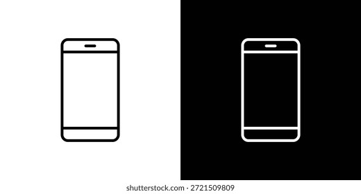 Cell phone icon logo element. Vector illustration. EPS10