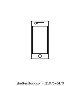 cell phone icon logo vector design template