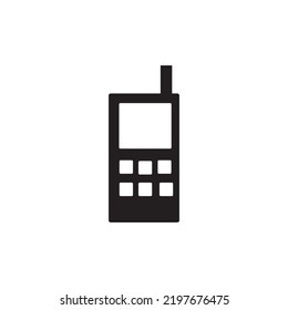 plantilla de diseño vectorial del icono de teléfono celular