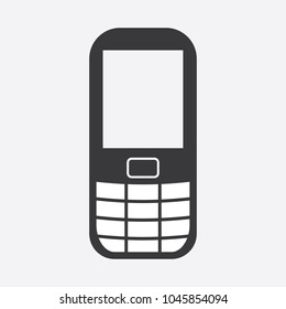 Cell phone icon. Mobile phone icon. Vector icon