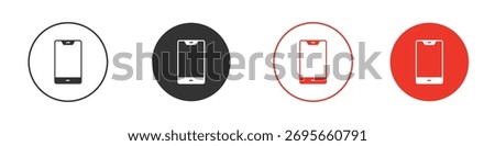 Cell phone icon vector collection. vector stock symbol illustrations