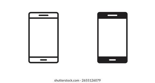 Diseño del Vector del icono del teléfono celular