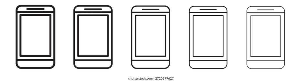 Icono de teléfono celular elemento de diseño de Vector Vector eps 10