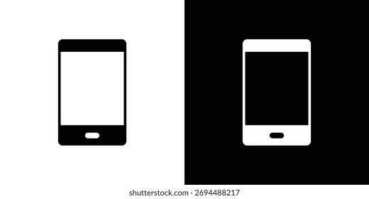 Cell phone icon - Vector. Flat design style eps 10