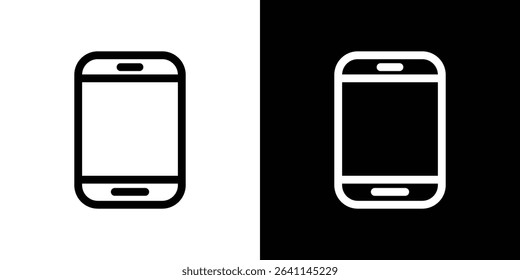 Cell phone icon vector simple element illustration editable