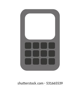 cell phone isolated icon vector illustration design