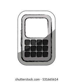 cell phone isolated icon vector illustration design