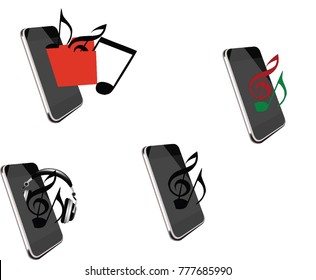 cell phone to listen to music